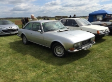 504 Coupe on CPUK stand at Bicester Heritage - Drive-It-Day