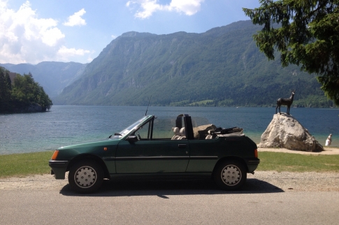 My 1990 Roland Garros at Lake Bohinj Slovenia