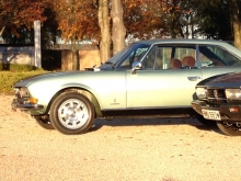 Peugeot  504 coupe , Goodwood December 2013.