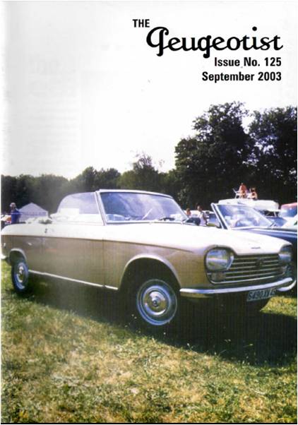 The Pugeotist issue 125 cover