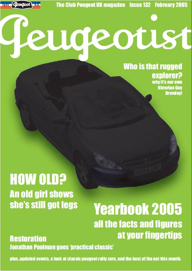 The Pugeotist issue 132 cover