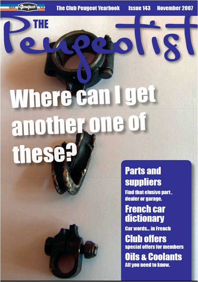 The Pugeotist issue 143 cover