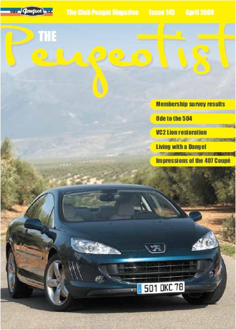 The Pugeotist issue 145 cover