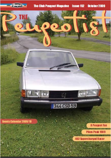 The Pugeotist issue 152 cover
