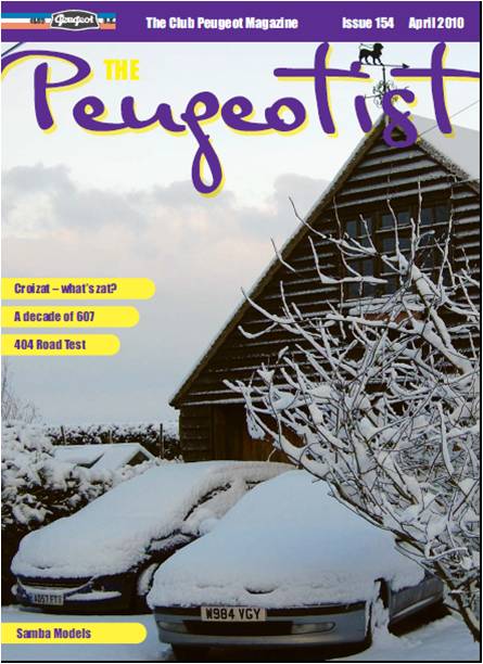 The Pugeotist issue 154 cover