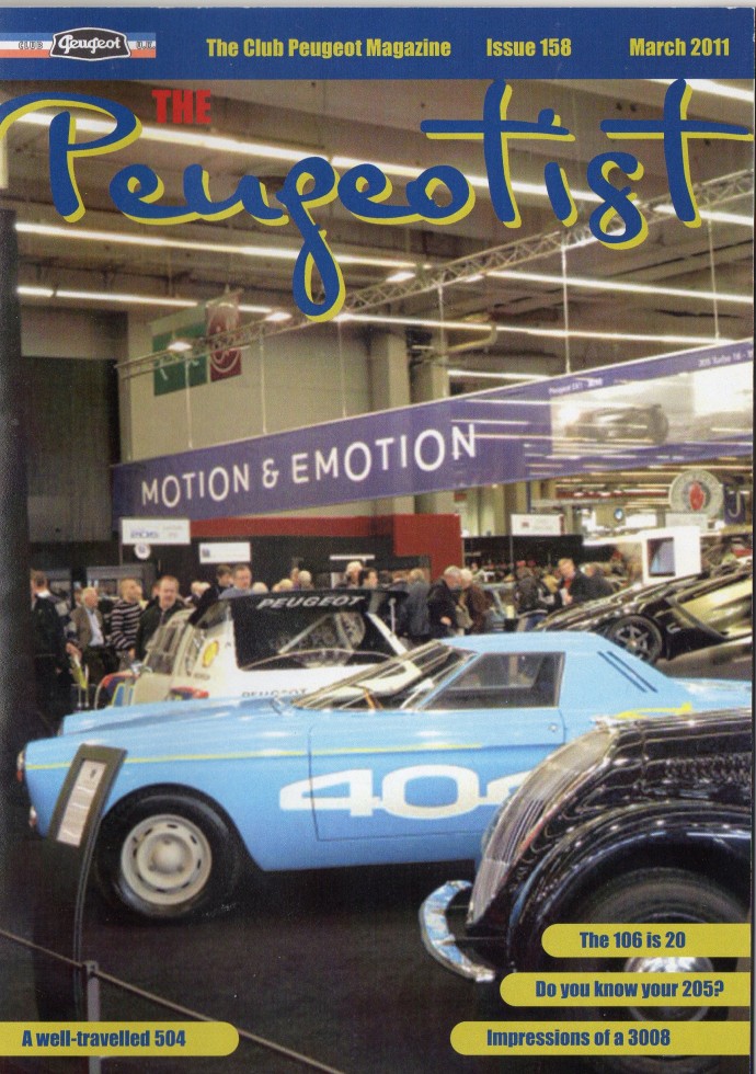 The Pugeotist issue 158 cover