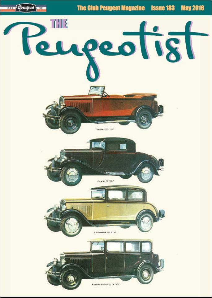 The Pugeotist issue 183 cover