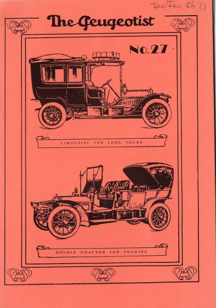 The Pugeotist issue 27 cover