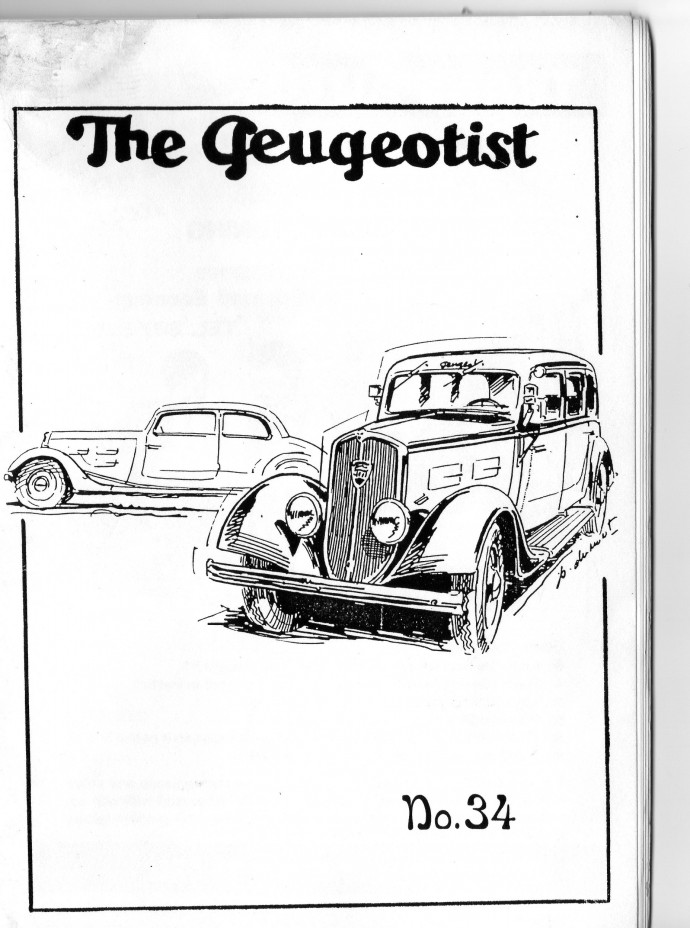 The Pugeotist issue 34 cover