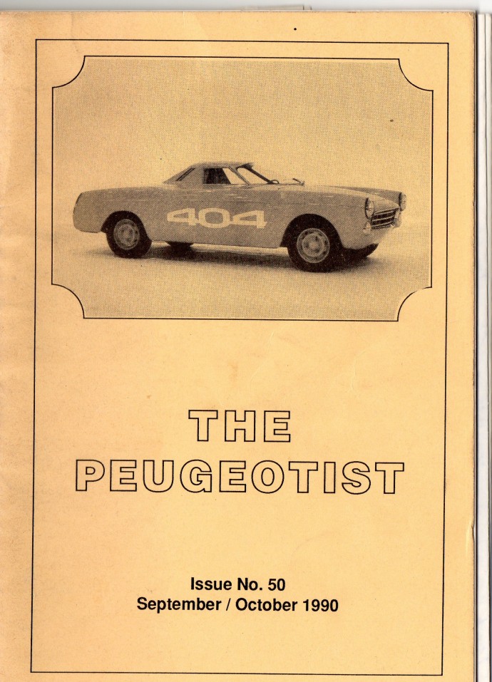 The Pugeotist issue 50 cover