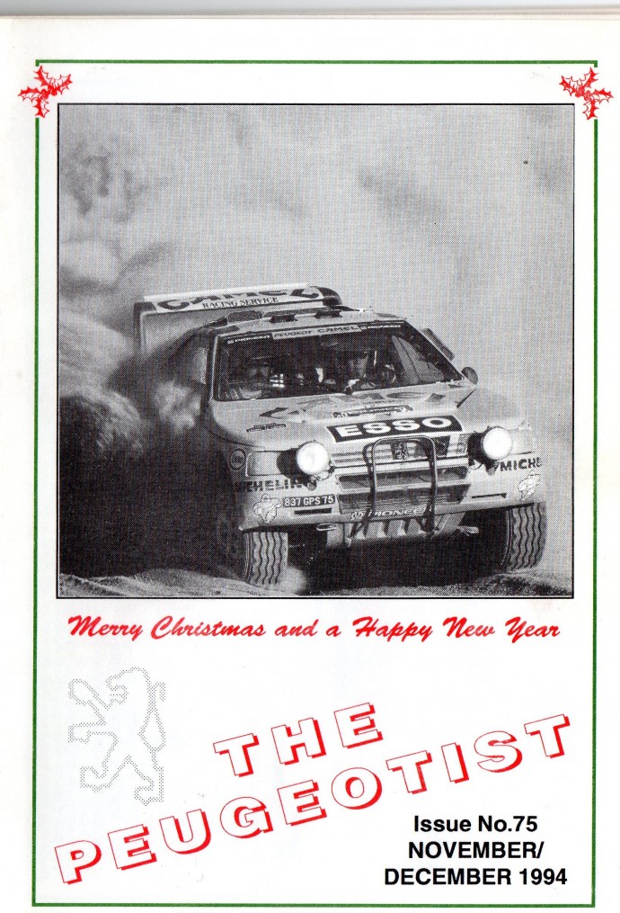 The Pugeotist issue 75 cover