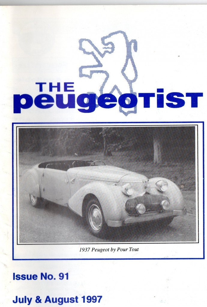 The Pugeotist issue 91 cover