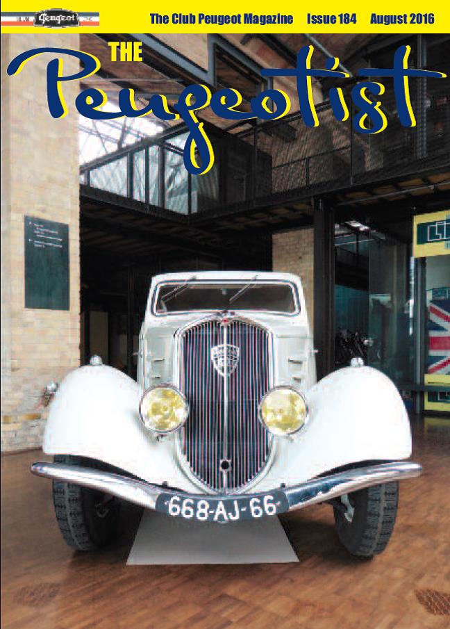The Pugeotist issue 184 cover